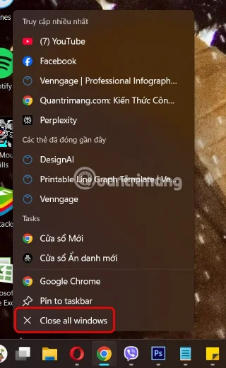 Як закрити всі відкриті програми одночасно у Windows 11?