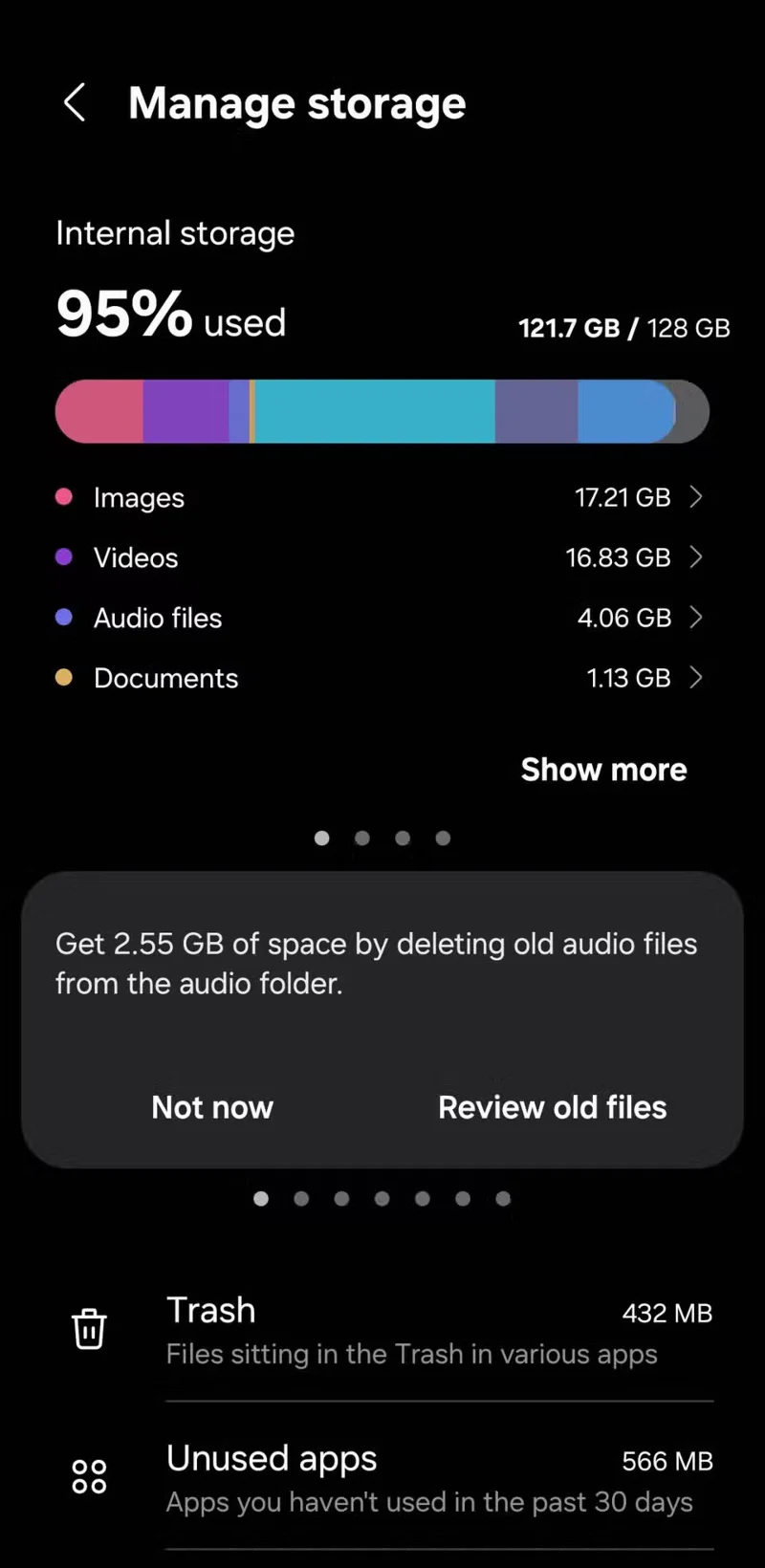 Kako dobiti nazaj 22 GB pomnilnika telefona Samsung, ne da bi izbrisali pomembne podatke Kako dobiti nazaj 22 GB pomnilnika telefona Samsung, ne da bi izbrisali pomembne podatke