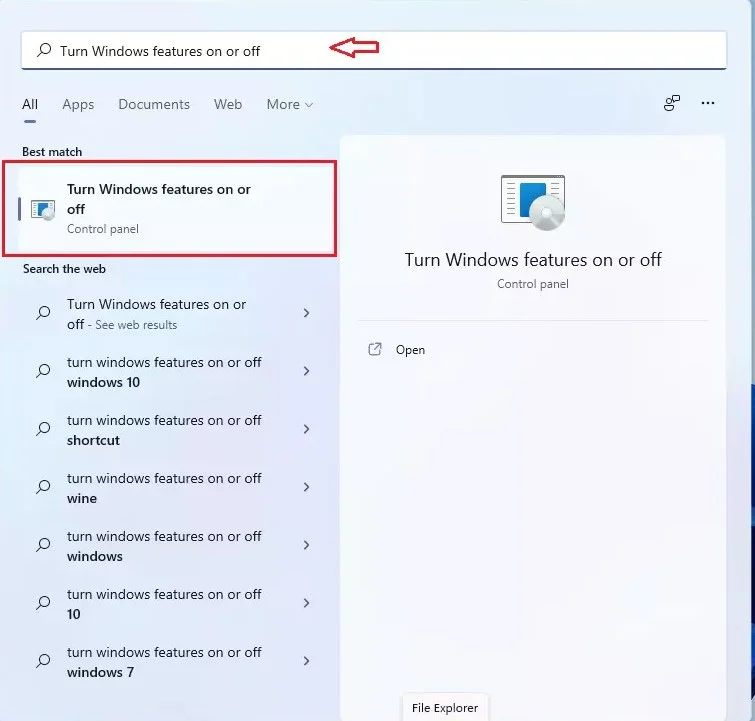 Navodila za aktiviranje virtualnih strojev v sistemu Windows 11