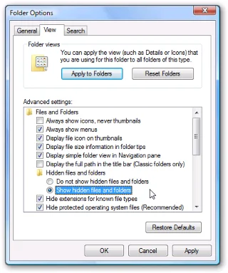 Kako prikazati skrite datoteke in mape v sistemu Windows 10/8/7