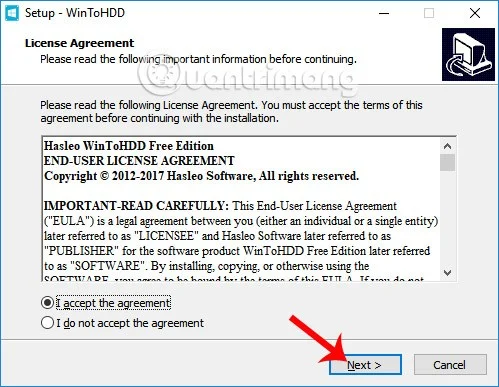 Kako namestiti Windows z WinToHDD brez USB-ja ali DVD-ja