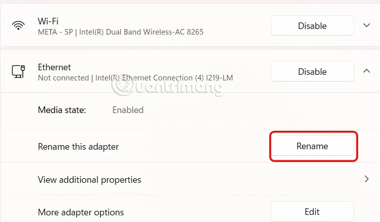 Sådan ændrer du netværksnavnet i Windows 11