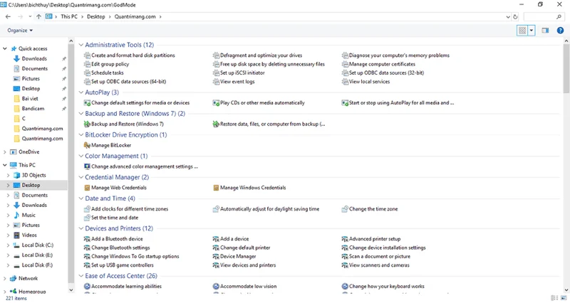 Aktivér GodMode på Windows 10, 8 og 7 Aktivér GodMode på Windows 10, 8 og 7