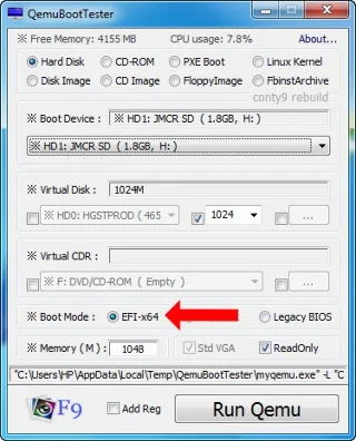 Kako preveriti, ali je bil zagonski USB-naprava uspešno ustvarjena?