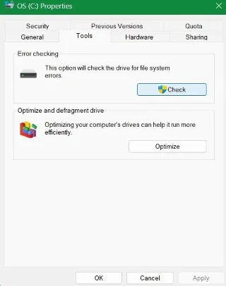 Kako odstraniti opozorilo rumenega trikotnika na pogonu C v sistemu Windows