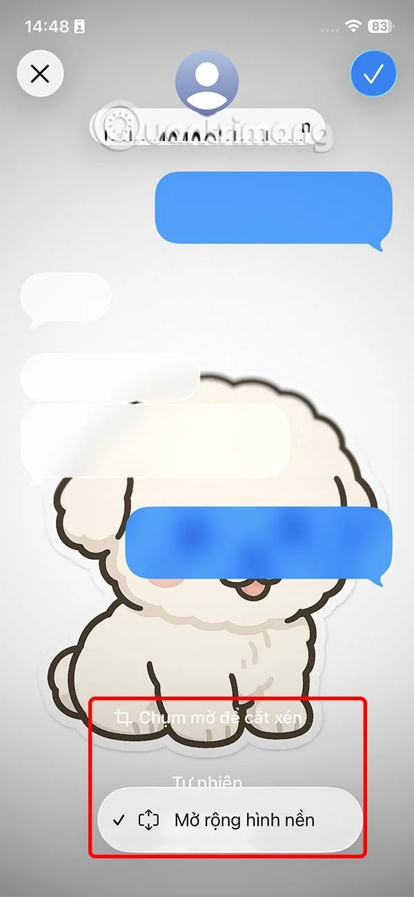 Sådan ændrer du beskedbaggrund på iPhone