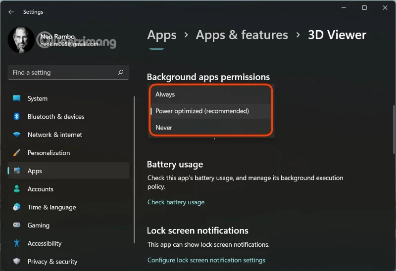 Kako izklopiti aplikacije v ozadju v sistemu Windows 11 in zmanjšati porabo RAM-a v sistemu Windows 11