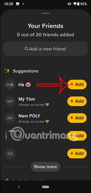 Kako uporabljati pripomoček Locket za Android