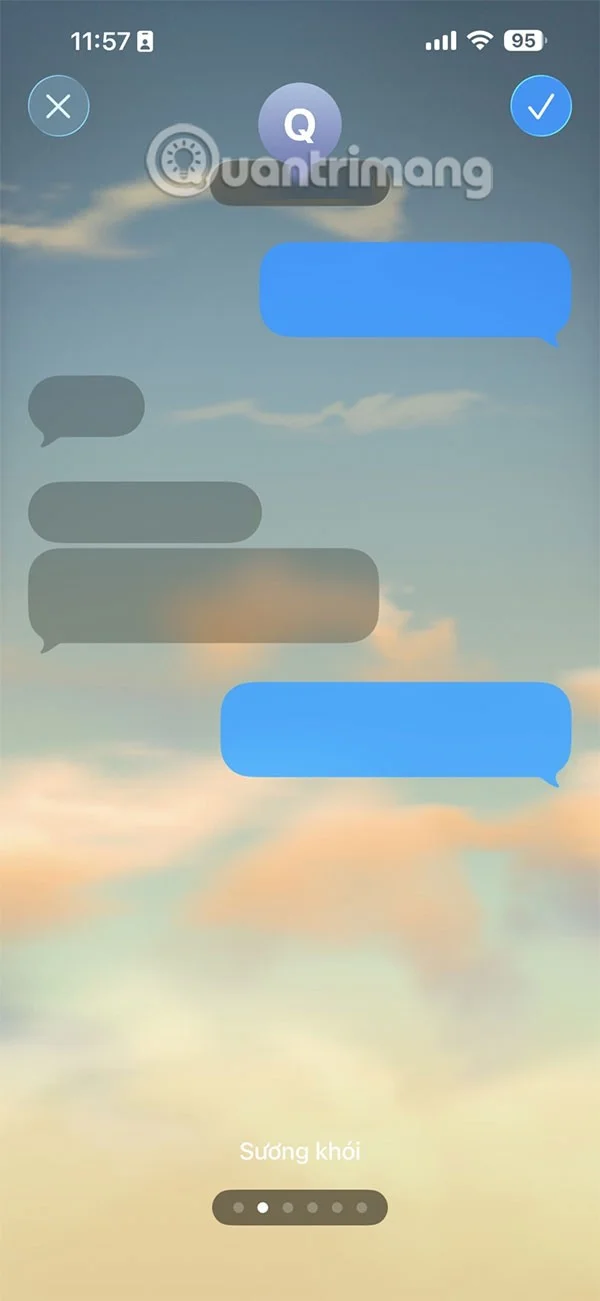 Sådan ændrer du beskedbaggrund på iPhone