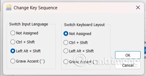 Kako spremeniti privzete jezikovne bližnjice v sistemu Windows 11