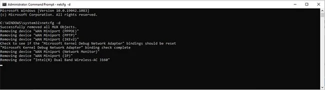 Sådan rettes fejlen "Netværksadapter ikke fundet" i Windows 10