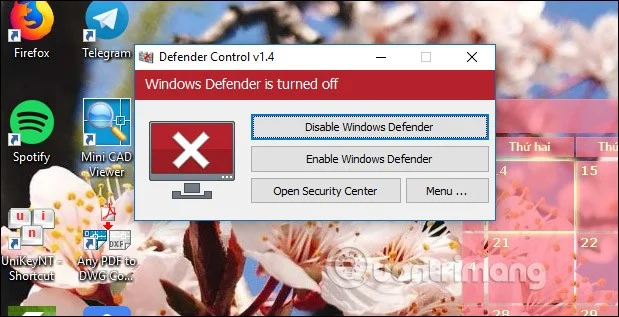 Izklopite Windows Defender (Varnost sistema Windows) v sistemih Windows 10 in Windows 11