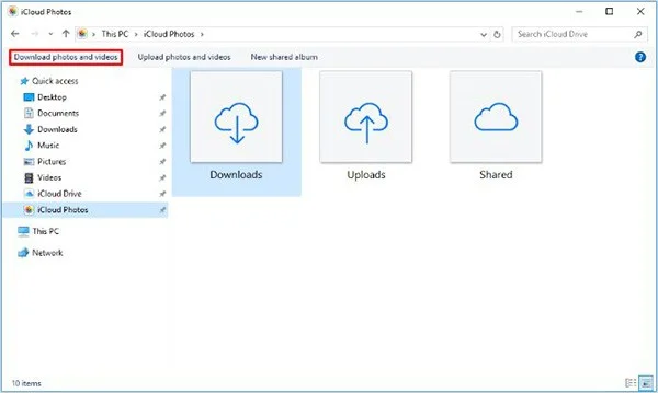Kaip atsisiųsti nuotraukas iš „iCloud“