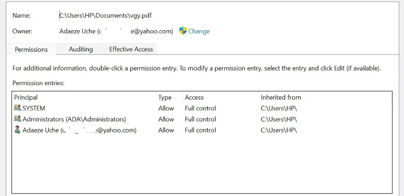 Instruktioner til at rette fejlen "Adgang nægtet" ved adgang til filer eller mapper i Windows
