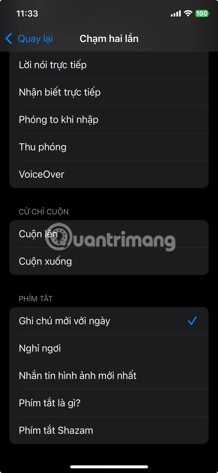 Как да настроите жеста за докосване назад на iPhone