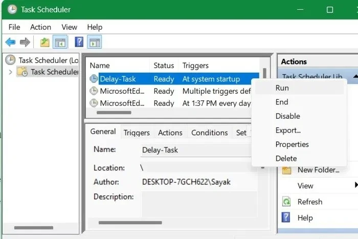 Kako zagnati načrtovana opravila z zakasnitvijo v sistemu Windows