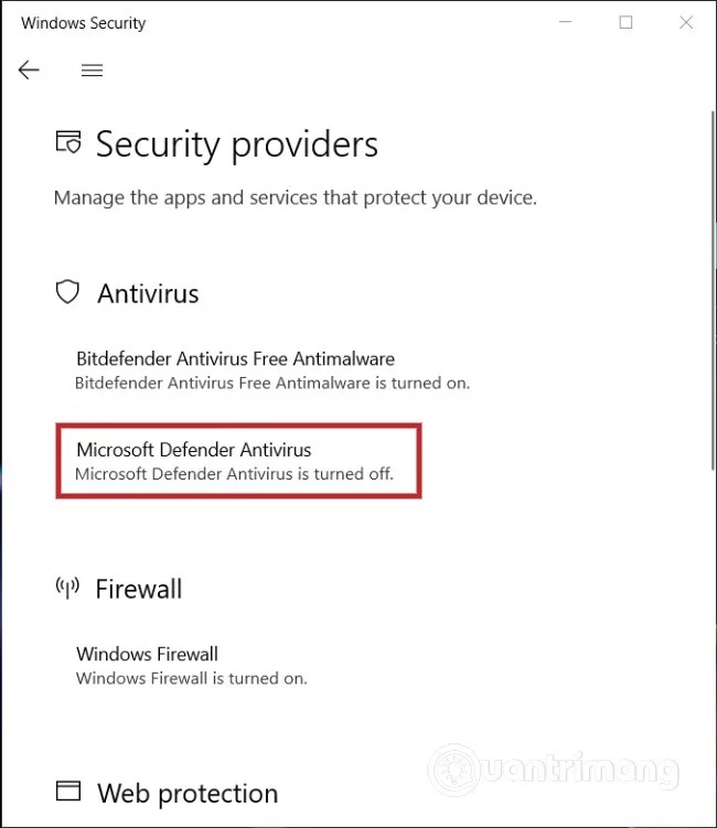 Izklopite Windows Defender (Varnost sistema Windows) v sistemih Windows 10 in Windows 11