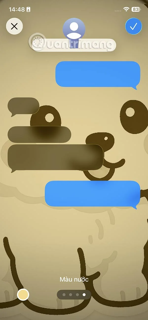 Sådan ændrer du beskedbaggrund på iPhone