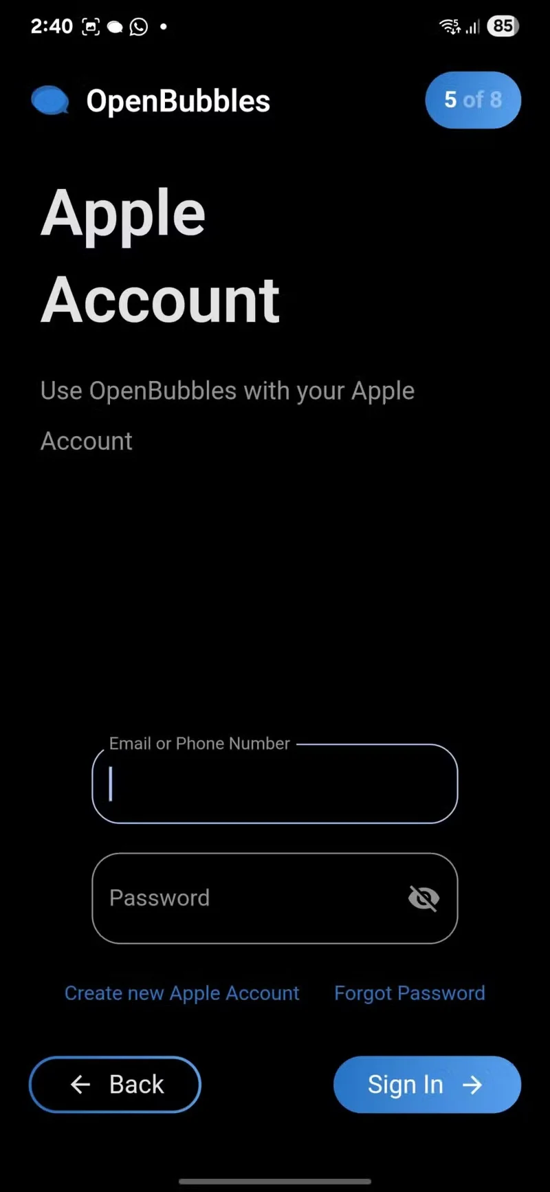 Kako pošiljati sporočila prek iMessage v napravah Android