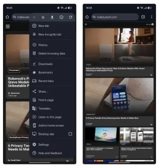 Triki za učinkovito uporabo Chroma v sistemu Android, ki jih morda ne poznate
