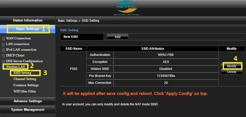 Sådan ændrer du Wifi-adgangskode, ændrer wifi-adgangskode VNPT, FPT, Tenda, TP-Link, Viettel på computer, telefon