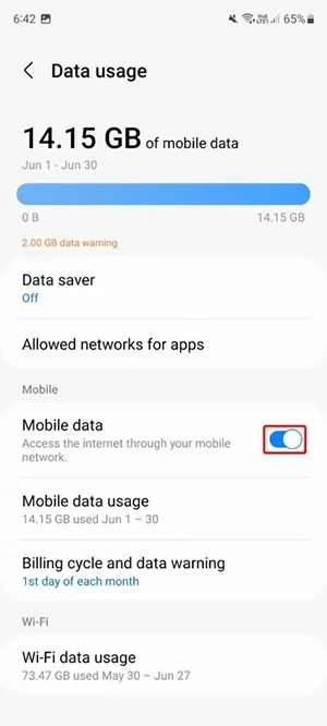 Kaj storiti, če mobilni podatki ne delujejo na napravi Android? Kaj storiti, če mobilni podatki ne delujejo na napravi Android?