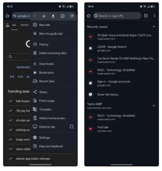 Triki za učinkovito uporabo Chroma v sistemu Android, ki jih morda ne poznate