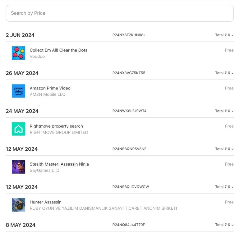 Как да проверите историята на покупките в Apple App Store
