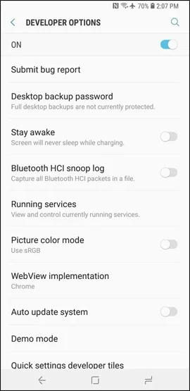 Kako omogočiti in onemogočiti možnosti za razvijalce v sistemu Android