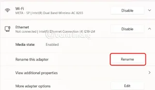 Jak změnit název sítě ve Windows 11