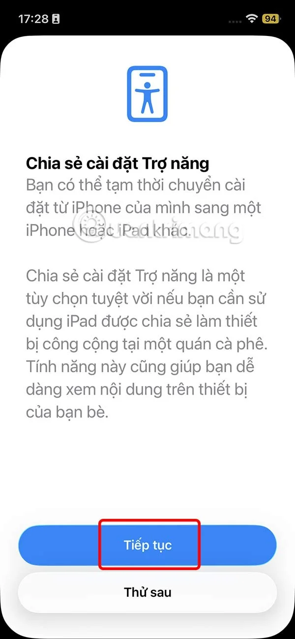Как да споделите настройките за достъпност на iPhone с друго устройство