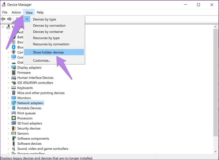 Sådan rettes fejlen "Netværksadapter ikke fundet" i Windows 10