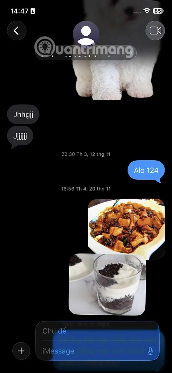 Sådan ændrer du beskedbaggrund på iPhone