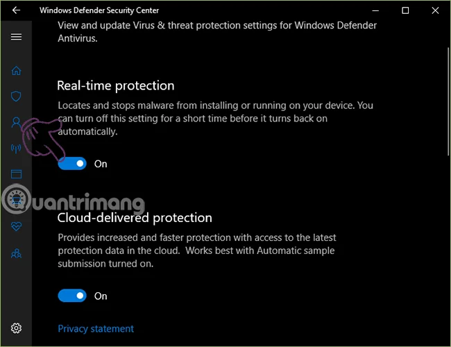 Izklopite Windows Defender (Varnost sistema Windows) v sistemih Windows 10 in Windows 11