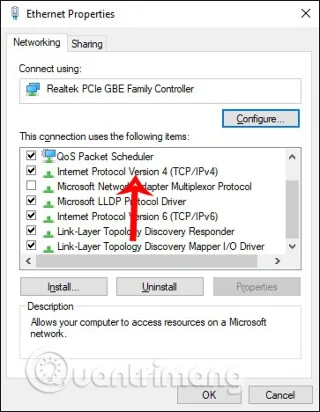 Instruktioner til at ændre Google DNS 8.8.8.8 og 8.8.4.4