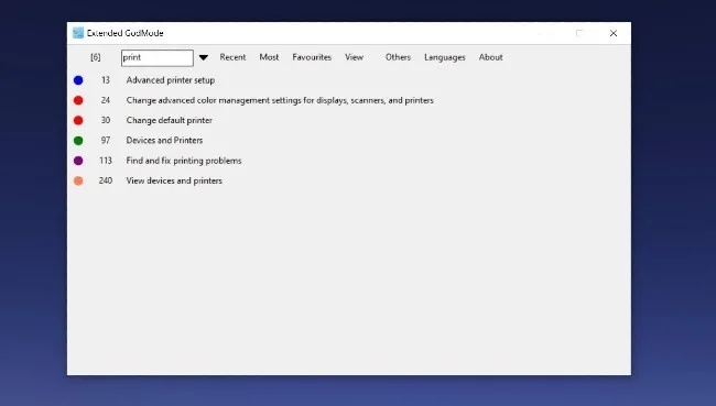 Aktivér GodMode på Windows 10, 8 og 7