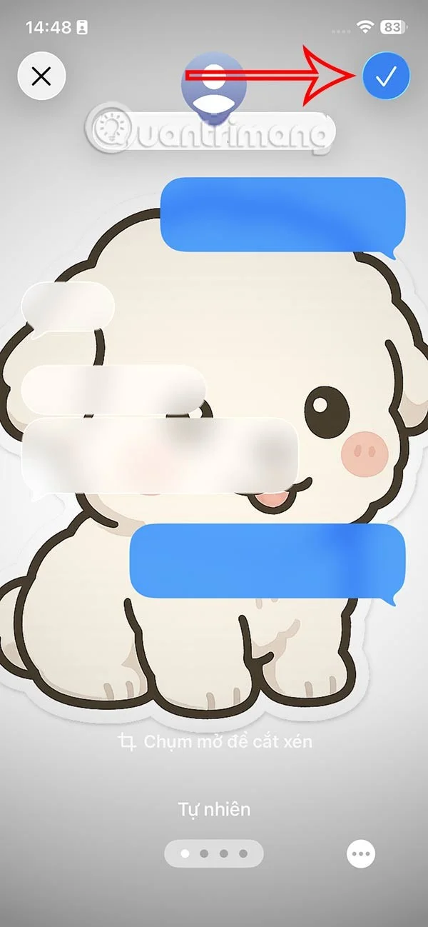 Sådan ændrer du beskedbaggrund på iPhone