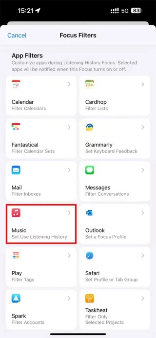 Jak zablokovat někoho, kdo by chtěl změnit vaše doporučení v Apple Music