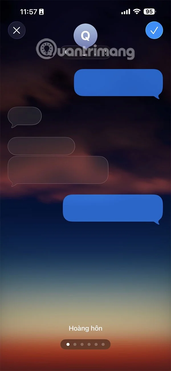 Sådan ændrer du beskedbaggrund på iPhone