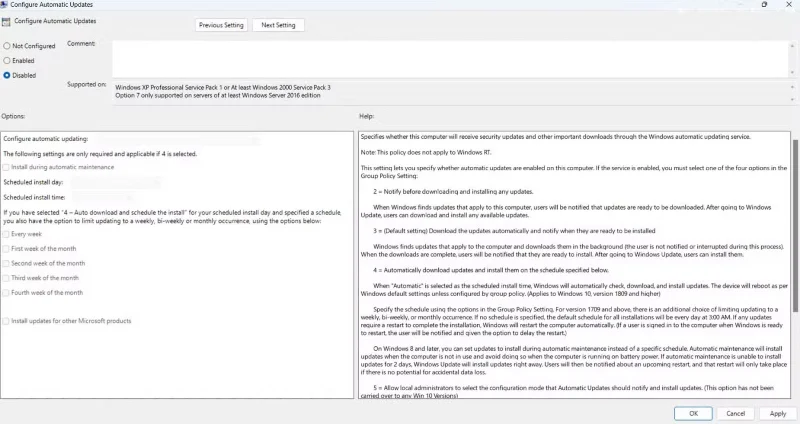 Kako ustaviti posodobitve sistema Windows v računalniku