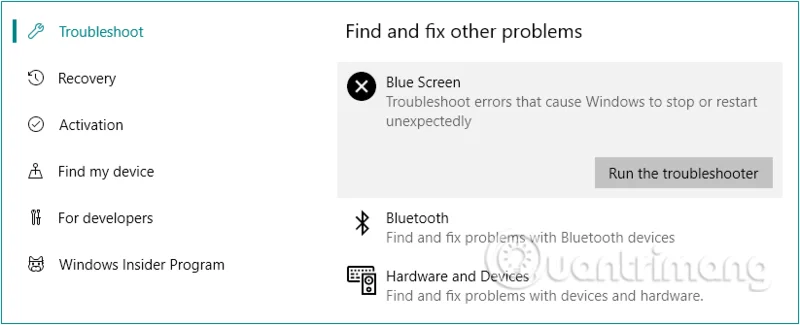 Pokyny k opravě chyby Výjimka systémové služby ve Windows