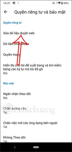 Kako izbrisati zgodovino brskanja na telefonu Android