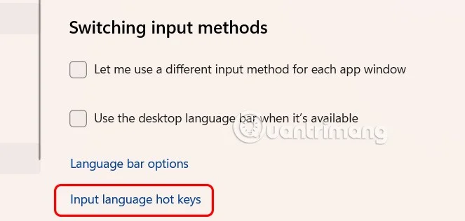 Kako spremeniti privzete jezikovne bližnjice v sistemu Windows 11