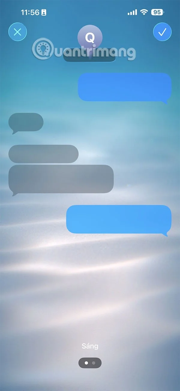 Sådan ændrer du beskedbaggrund på iPhone