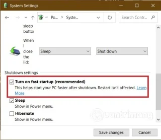 Jak opravit automatický restart počítače se systémem Windows po stisknutí tlačítka vypnutí