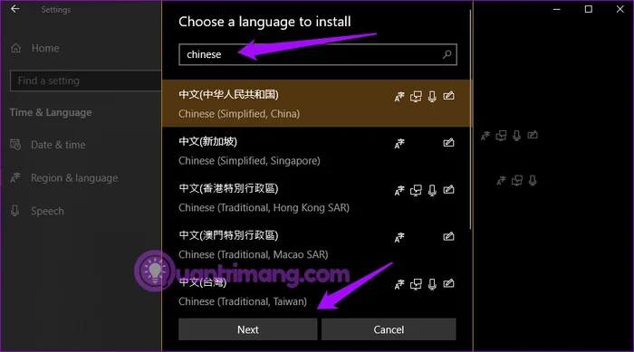 Sådan repareres manglende sproglinje i Windows 10