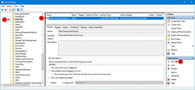 Vyčistěte složku WinSxS a uvolněte tak místo ve Windows