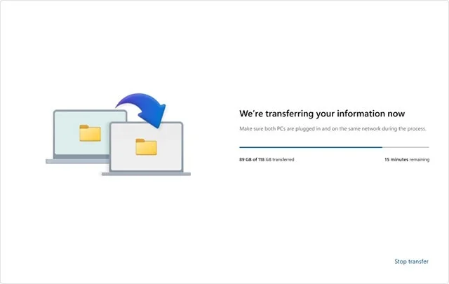 Windows 11 giver dig snart mulighed for at overføre data fra din gamle pc under opsætningen – sådan gør du