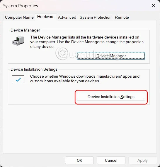 Navodila za blokiranje samodejne namestitve gonilnikov v sistemu Windows 11