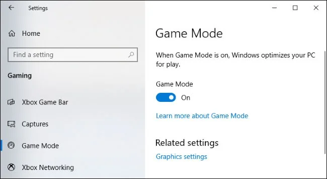 Vse o igralnem načinu v sistemu Windows